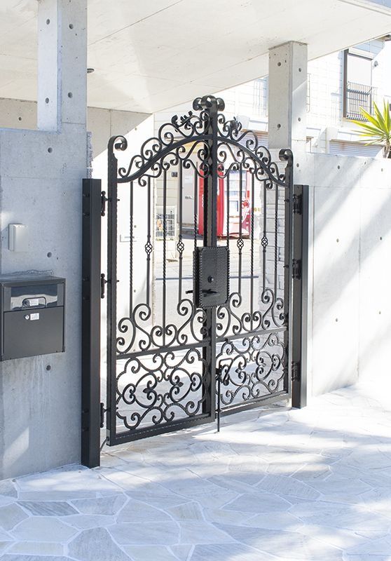 Çift kanat bahçe giriş kapısı modeli BK-003